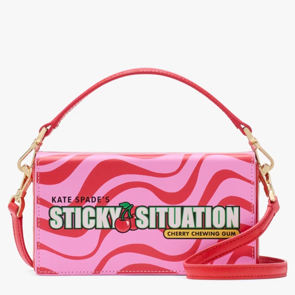 Authentic Kate Spade ♠️ Bubble Gum 3D Crossbody